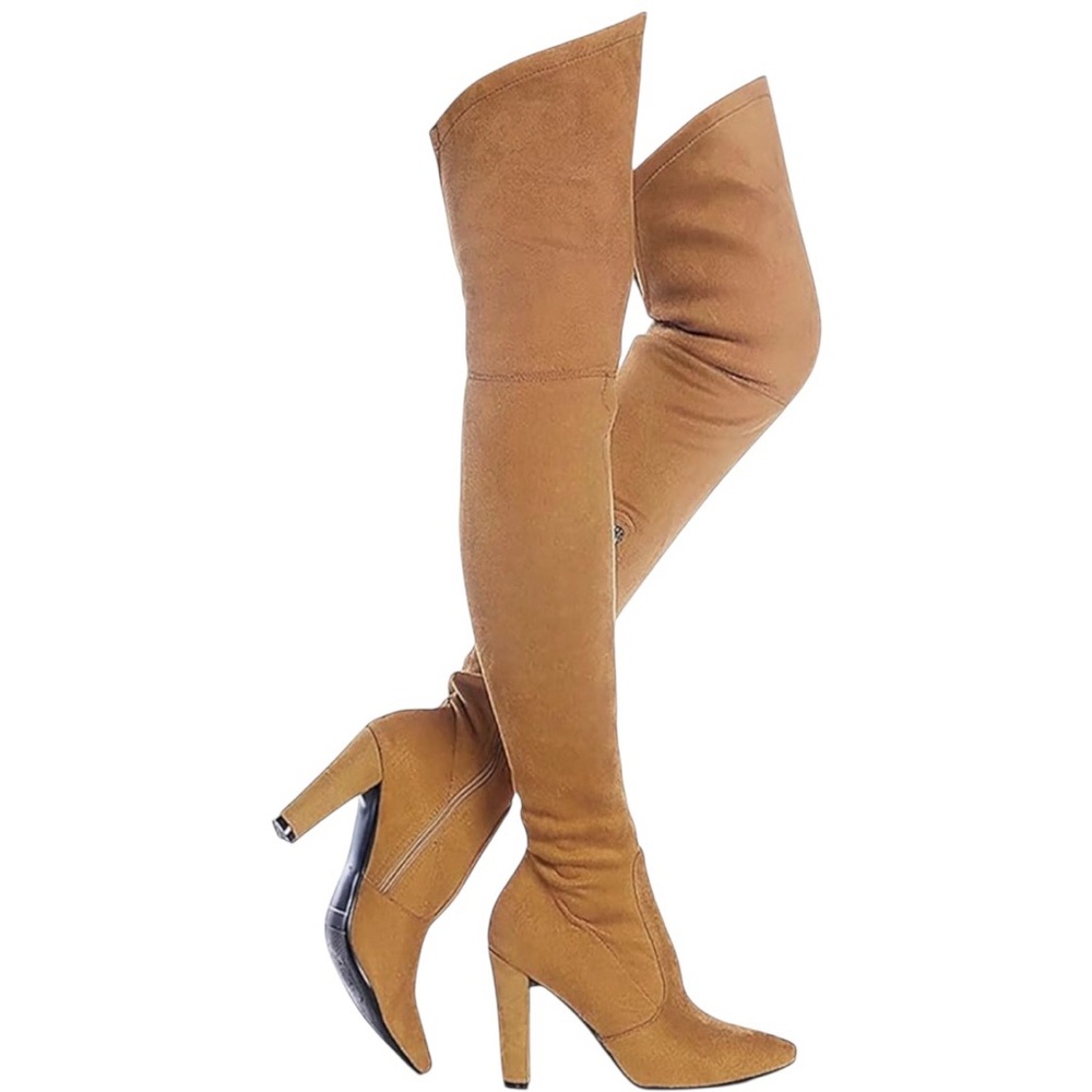 Shoe'N Tale•Women's Stretch Over The Knee Heeled Boots•NWT•8 US/39 EU